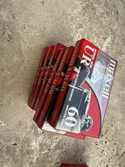 Six Pack — Maxell UR-60 Normal-Bias Blank Cassette Tapes