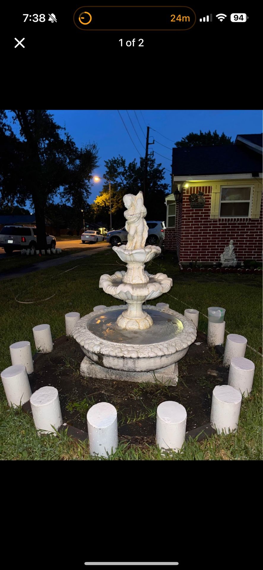 out door fountain / fuente