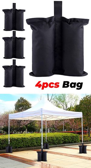 Photo New $10 (Pack of 4) Canopy Weight Bags for EZ Pop Up Tents (Bag only, Sand and Tent not included)