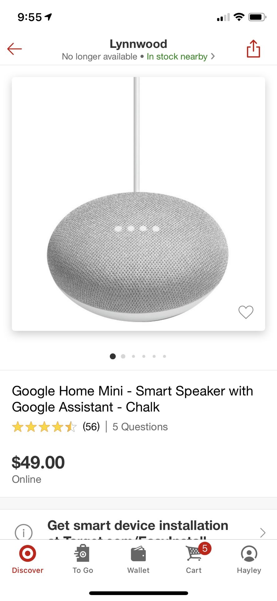 Google Home Mini