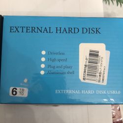 2.5 External Hard Disk 6tb