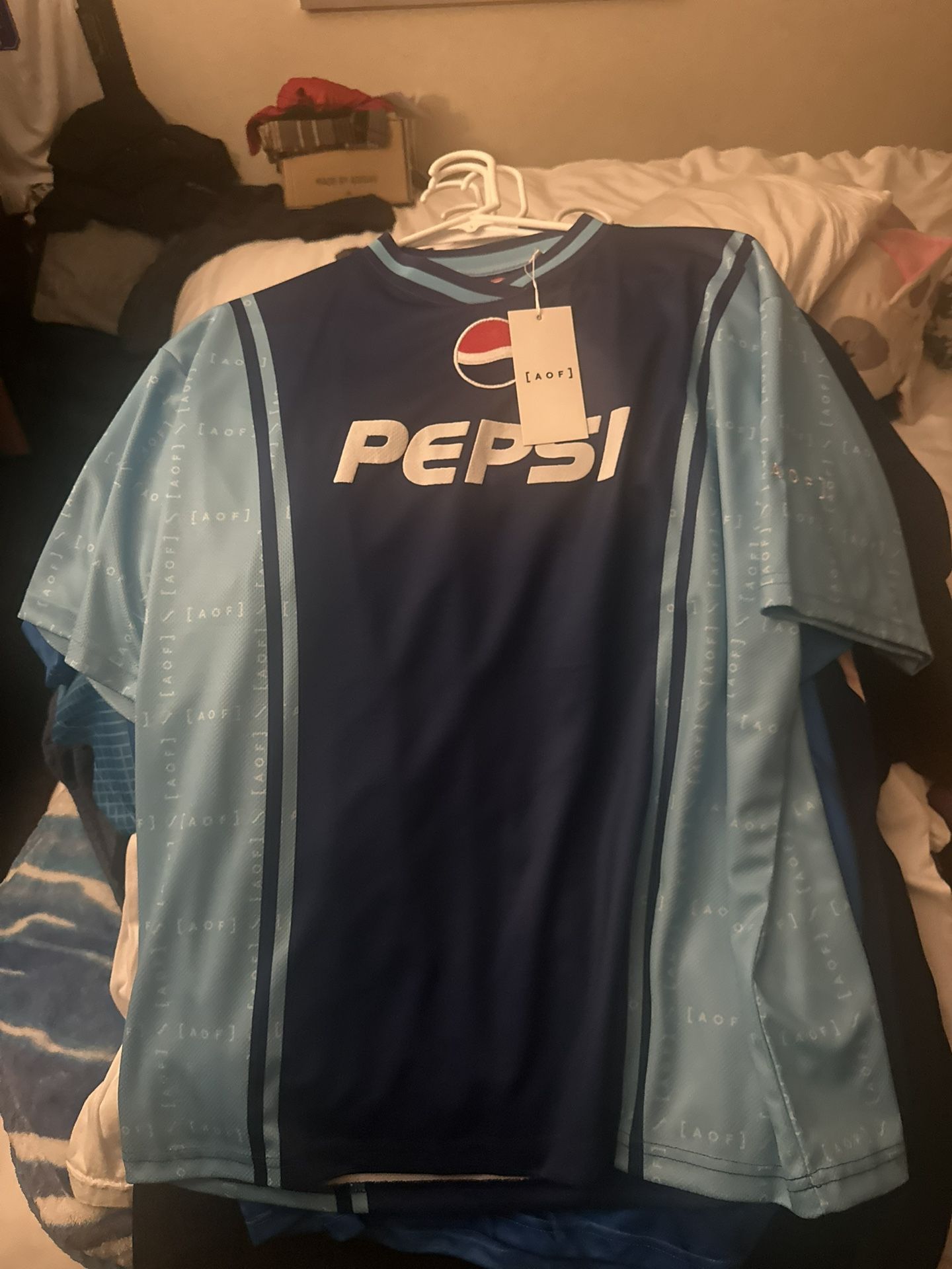 PEPSI ART OF FOOTBALL SOCCER JERSEY SIZE L