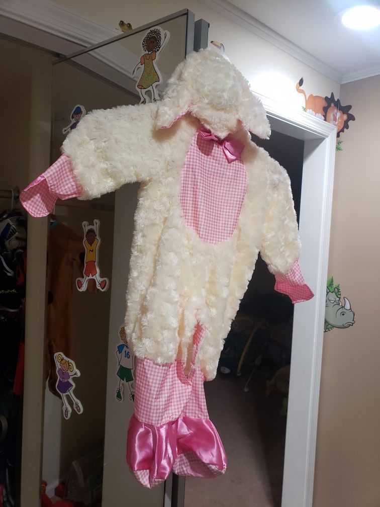 bunny costume, size 12/28 months
