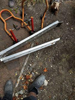 Sport Bike Stands And Folding Aluminum Ramp