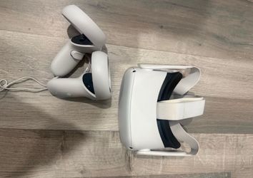 Meta Oculus Quest 2 VR Headset w/ 2 Controllers - White