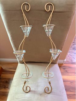 Candle holders and mirrors for the wall