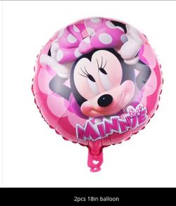 Minnie Mouse Helium Balloons Set