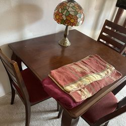 Wood Dining Room Table And Chairs