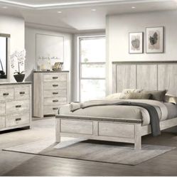 Complete Bedroom Set With Orthopedic Mattress Set 1 Incredible Low Price! 