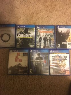 PS4 video games