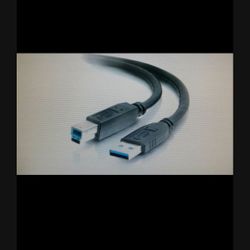 3.0 USB Cables - 6ft Male A to Male B Connectors