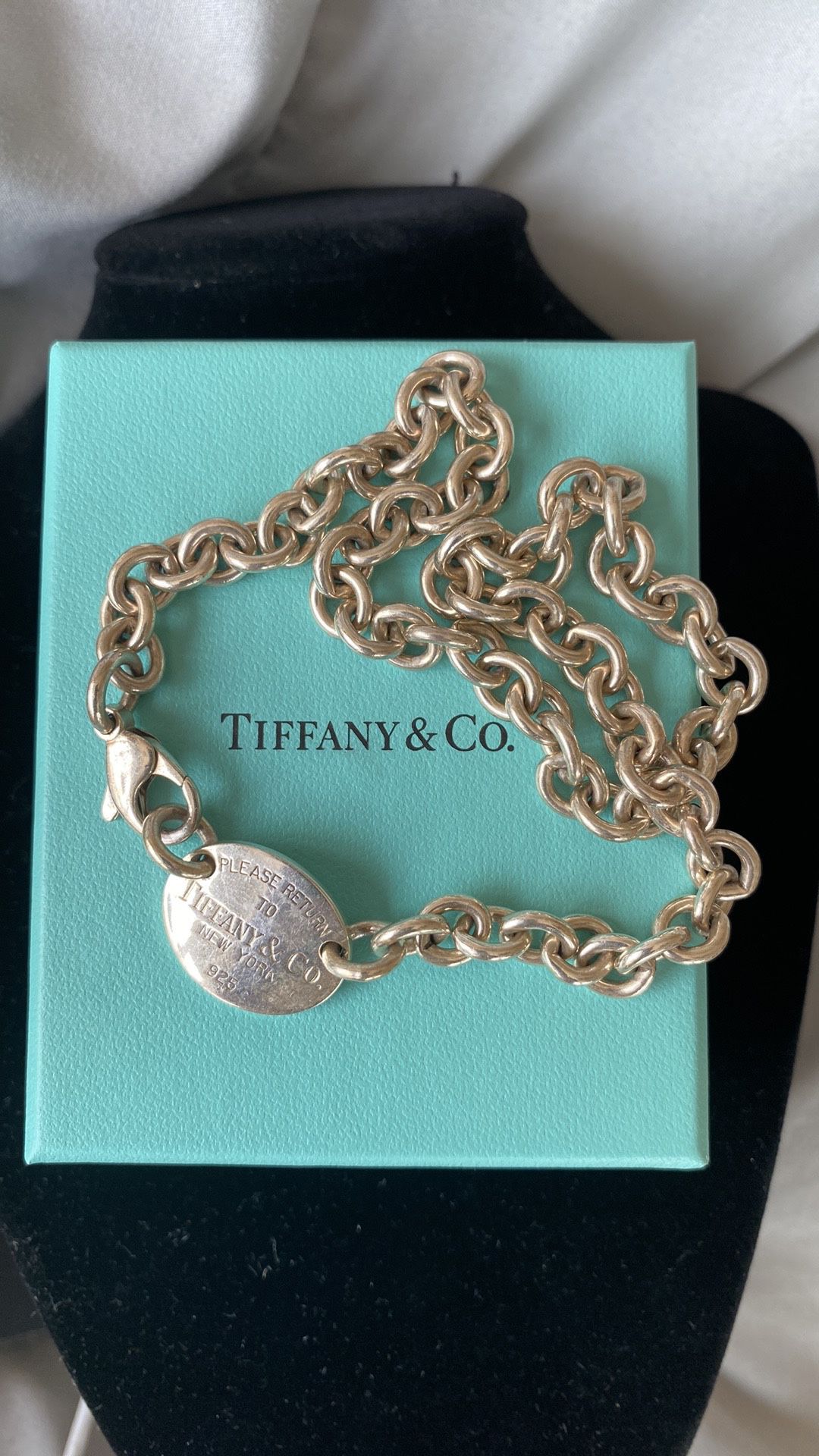 Tiffany & Co. .925 Silver Chain Link Necklace
