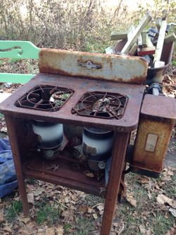 Old kerosene cook stove