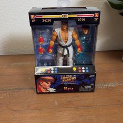 Jada Toys 6" Action Figure: Street Fighter "RYU" w/ Accessories. 