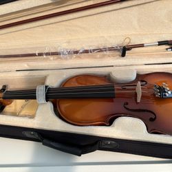 Cecilio CVN-300 4-Strings Violins - Brown