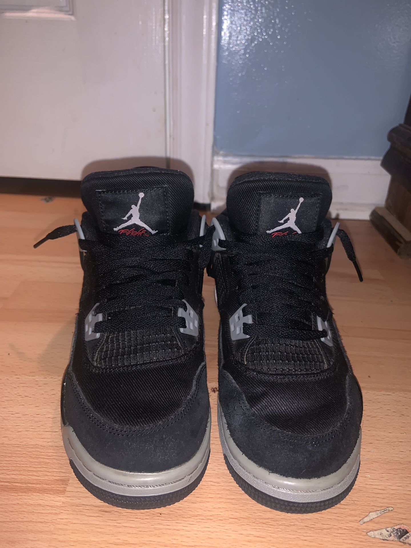 Air Jordan 4, Black Canvas