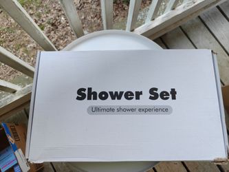 10" Matte Black Rain Shower System with Handheld