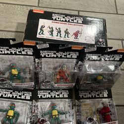 Turtles Comic Book Collection Figures 
