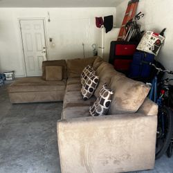 Microfiber Sectional. Kelvin Charles