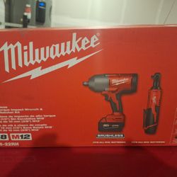 1/2" High Torque Impact Wrench & 3/8" Ratchet Kit