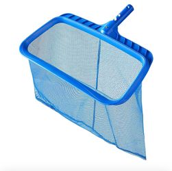 Pool Skimmer Net for Cleaning – Heavy Duty Deep Mesh Pool Net Skimmer - Fine Leaf Rake Net for Swimming Pools, Ponds - Strong Frame
