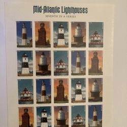 1000 Atlantic Lighthouses Forever Postage Stamps