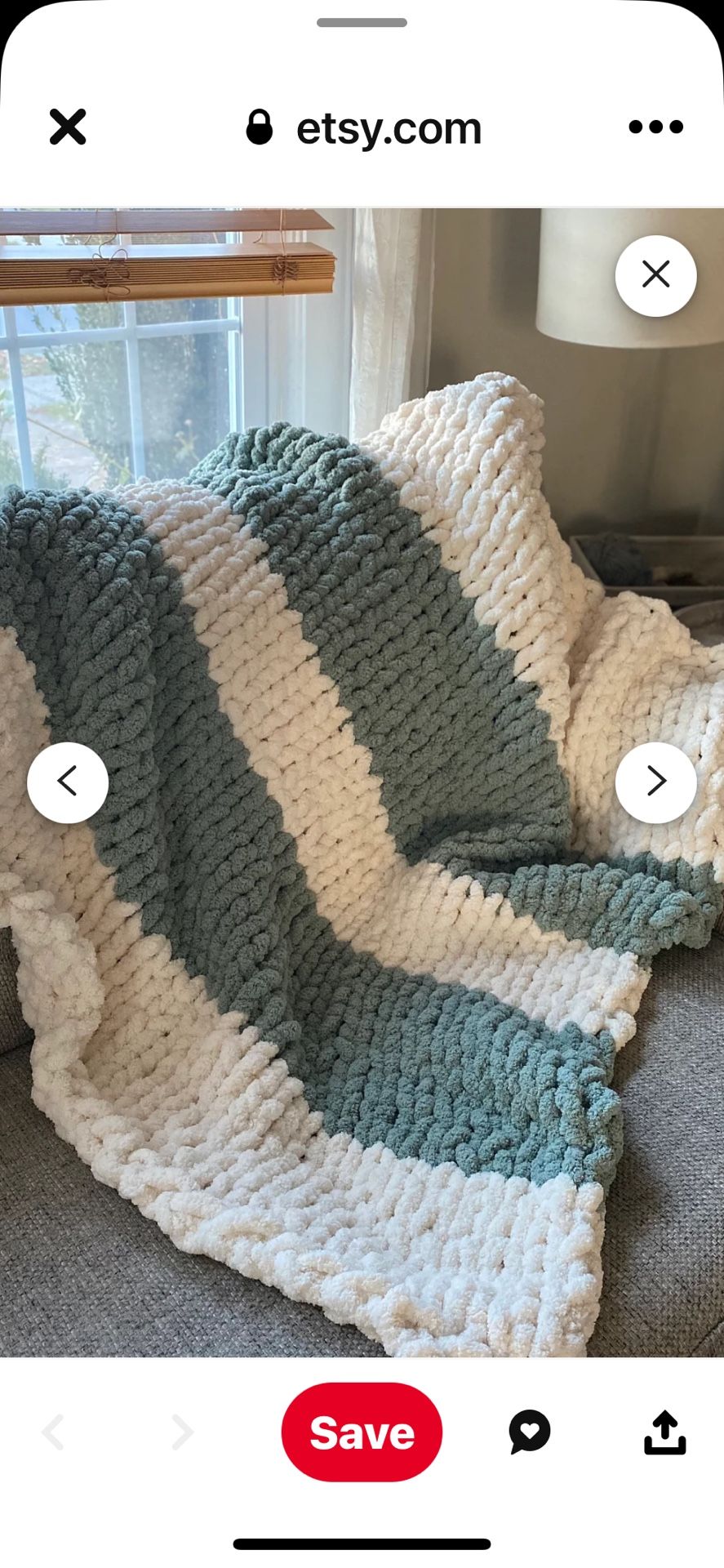 Handmade Jumbo Finger Knit Blankets
