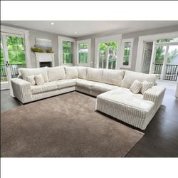 New beige Sectional