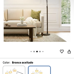 Brightech Trilage - Lámpara de pie de arco para sala de estar, lámpara de pie de árbol de múltiples cabezas para dormitorio, 3 lámparas de pie colgant