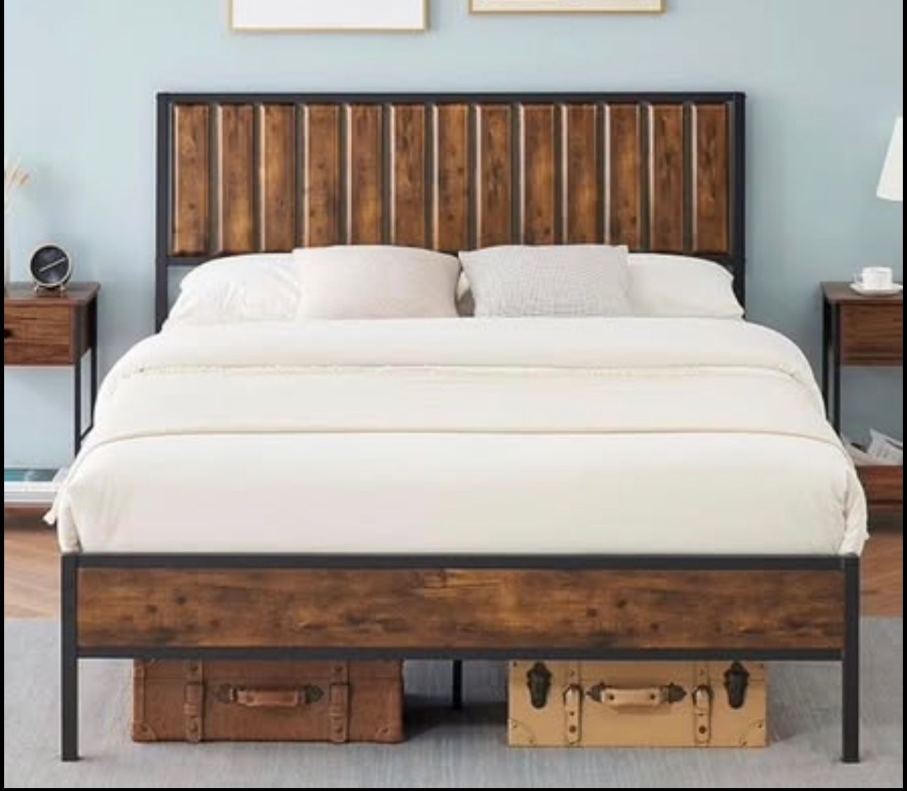 NEW IN BOX QUEEN BED FRAME!!