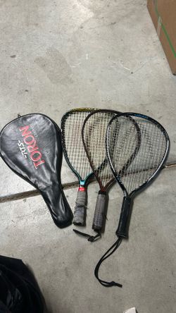 Set of 3 Racquetball Racquets + 1 case
