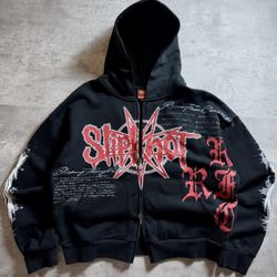 Limited Civil Regime x Slipknot Zip-Up Hoodie – Size Medium