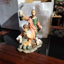 Avon 2003 Porcelaine Blessed Visitors Shepperds