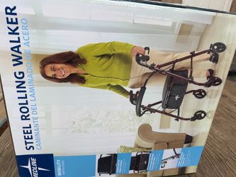 Medline Walker with seat new in box