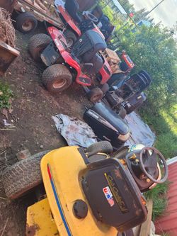 Riding mower  parts and projects