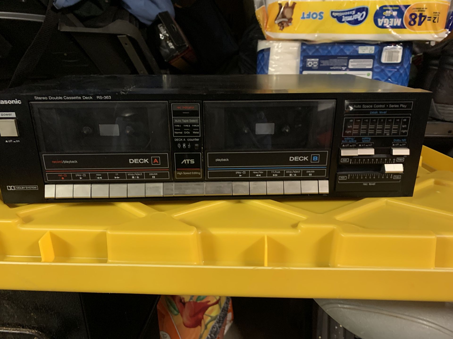 Panasonic Double Deck Cassette Deck