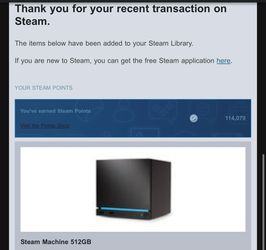 BRAND NEW Steam Machine 512GB