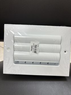 White Air Vent Cover 6x4