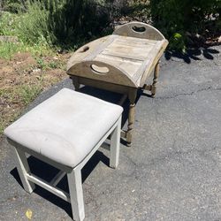 Free Small Table And Stool