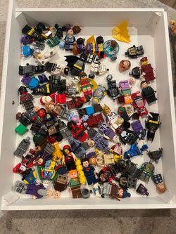 Authentic lego minifigure lot- star wars, harry potter, jurrasic world, batman, minecraft