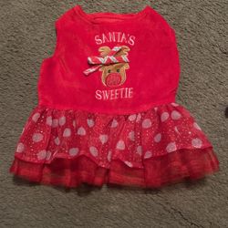 Dog Christmas dress
