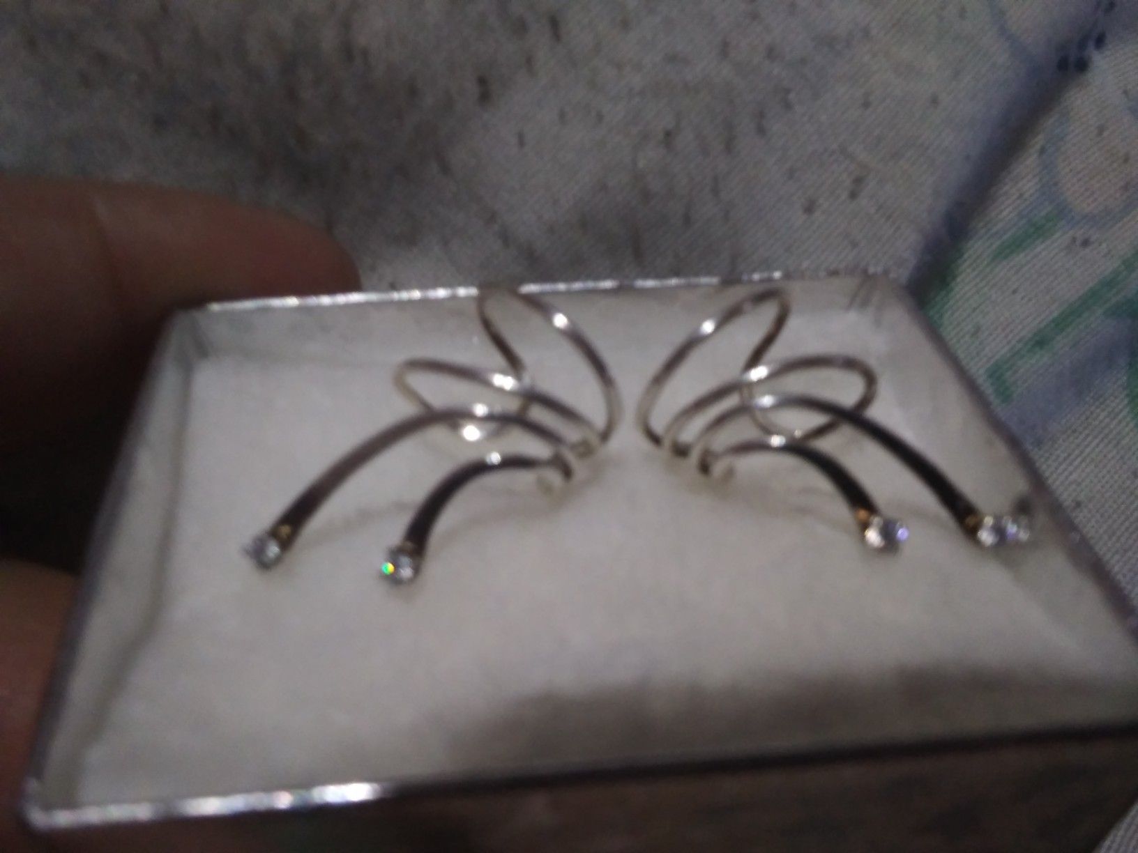 Sterling silver ear cuffs