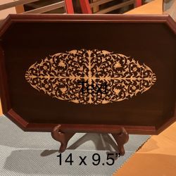 Wooden Tray / Wall Decoration From Italy
