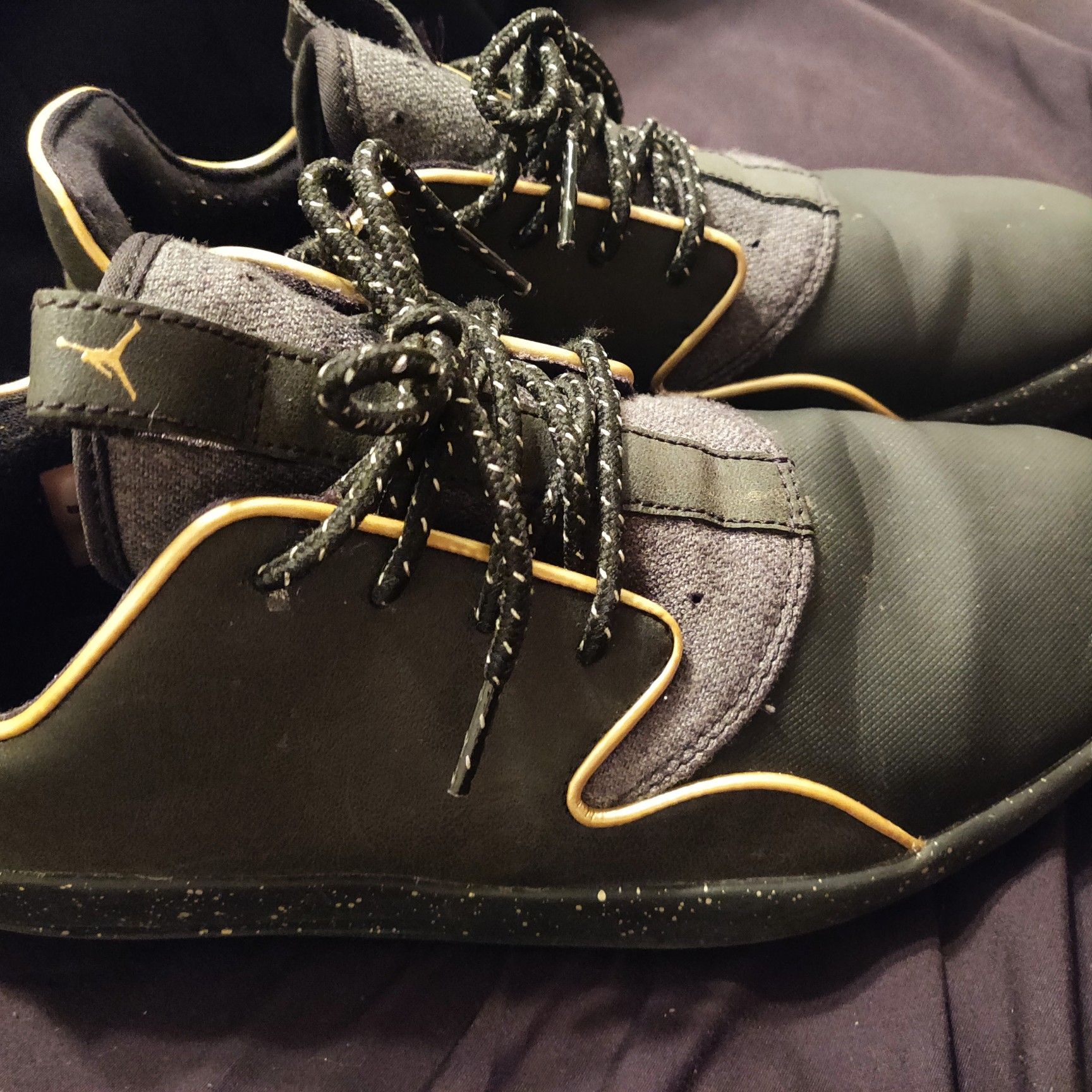 Jordan Black & Gold shoe