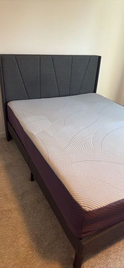 Purple Hybrid Queen Mattress