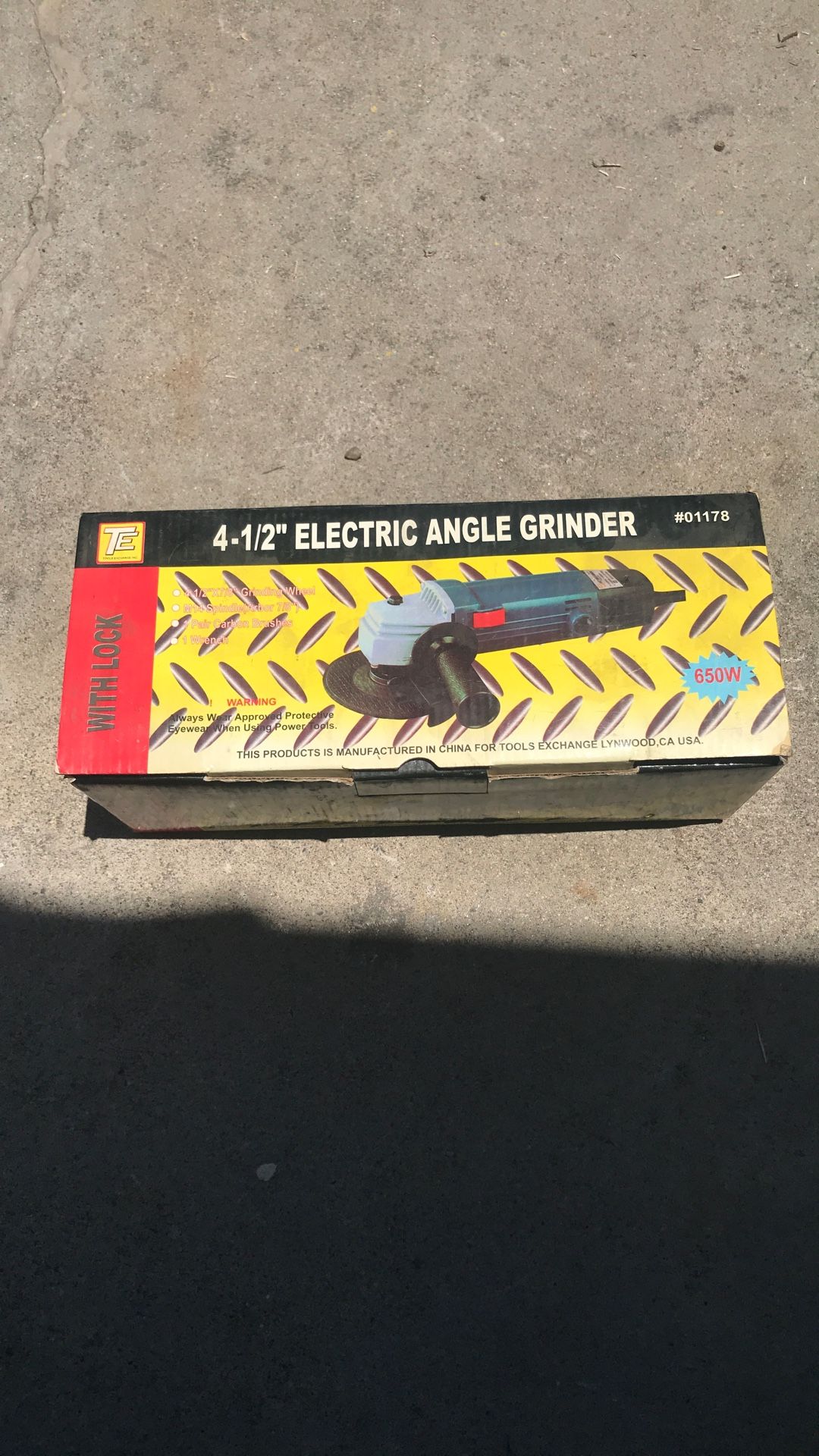 4-1/2” Angle Grinder
