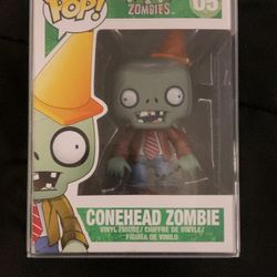 2012 Funko Pop Plants Vs Zombies Conehead Zombie #05