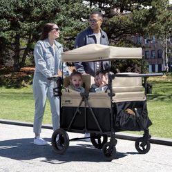 Jeep Deluxe 4-Seater Stroller Wagon – Convertible, Open Box (Like New)