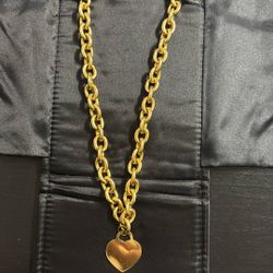 Daniel Steiger 18k Stainless Steel Good Plated Chunky Necklace 