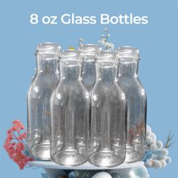 (52) glass bottles brand new never used